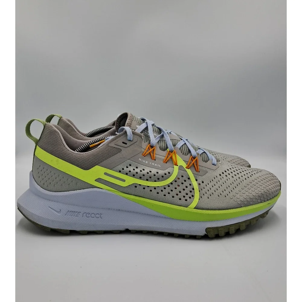 Size 12 - Nike React Pegasus Trail 4 Cobblestone Volt - DJ6158-002 - MSRP $170
